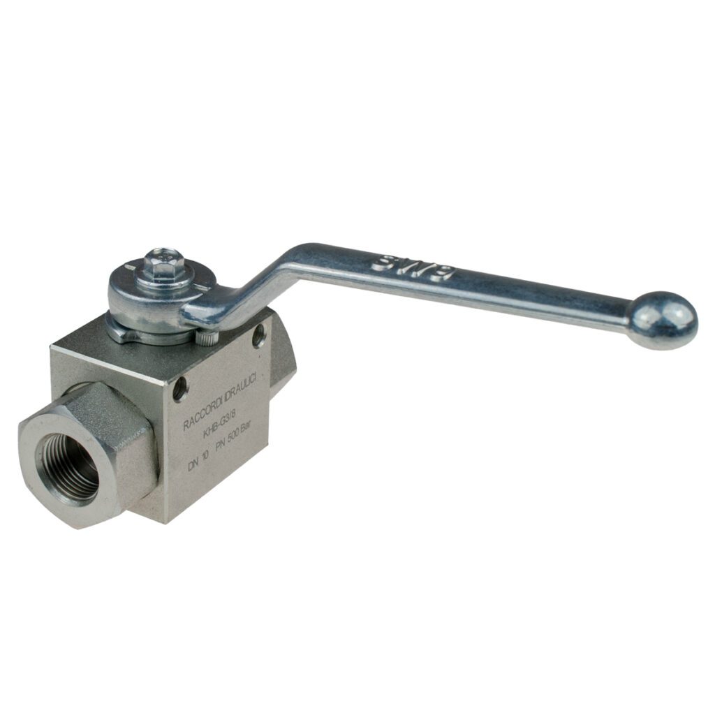 Zawór kulowy dwudrożny (gwinty wewnętrzne) BKH BSP 3/8" DN20 500bar
