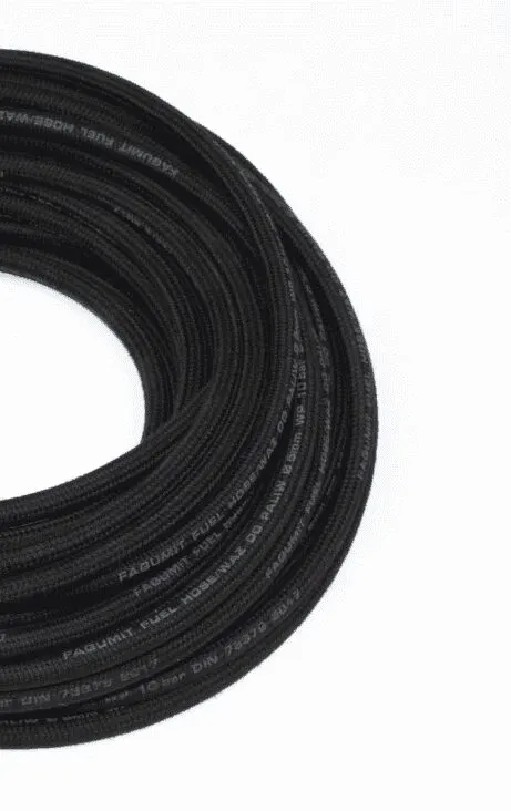 wąż do paliwa  fi 6x11 w osłonie bawełnianej- 1mb