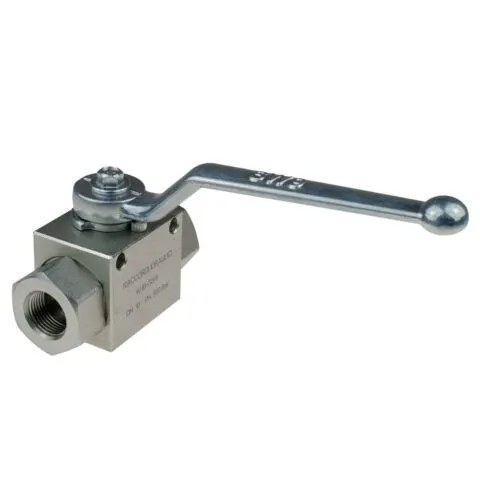 Zawór kulowy dwudrożny (gwinty wewnętrzne) BKH BSP 3/8" DN20 500bar