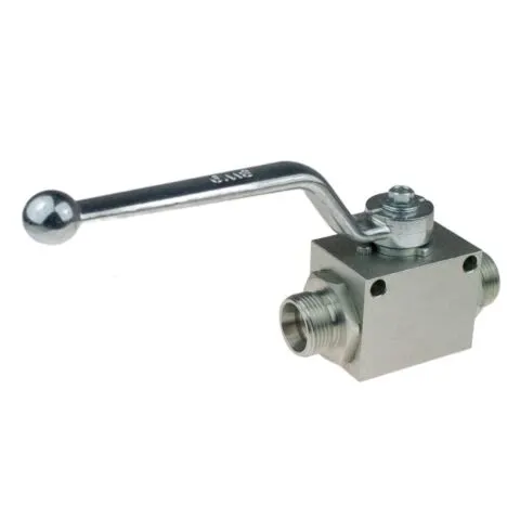 Zawór kulowy dwudrożny (gwinty zewnętrzne) BKH M22x1,5 500bar 15L