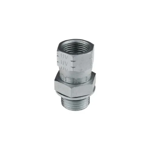 Złączka hydrauliczna prosta gwint/gwint G3/4" UNF / G1/2"