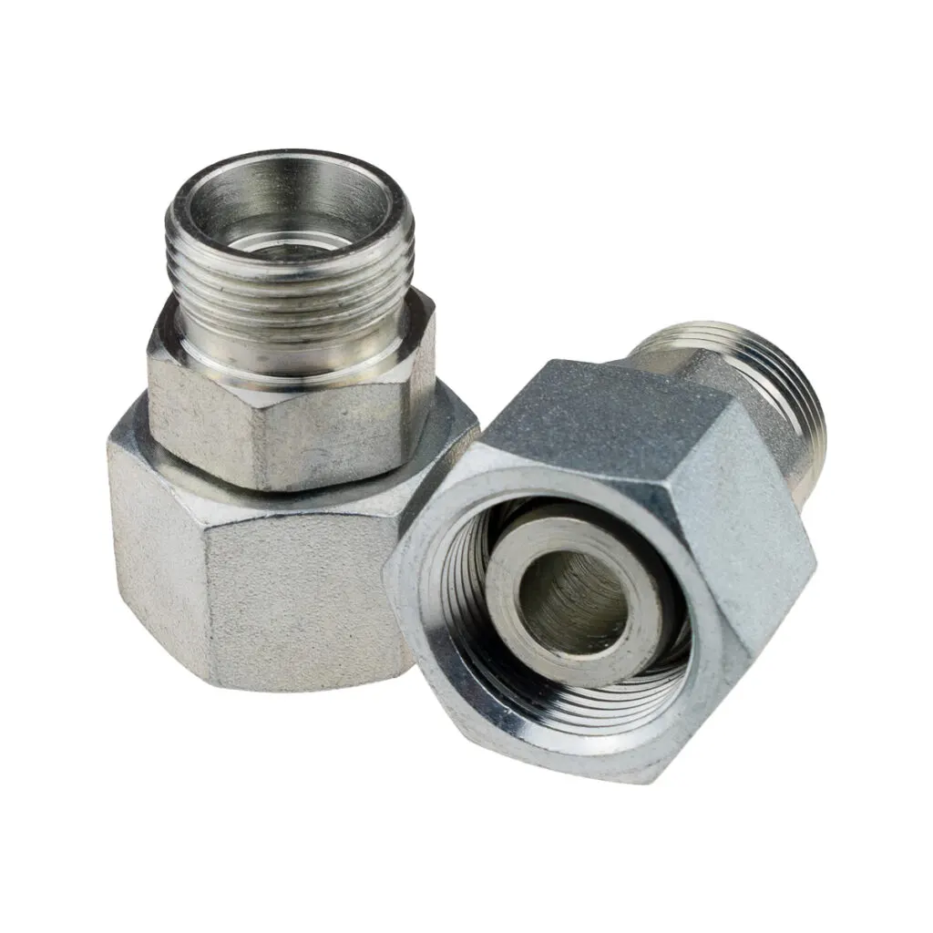 Złączka hydrauliczna prosta gwint wewnętrzny/zewnętrzny M24/M22