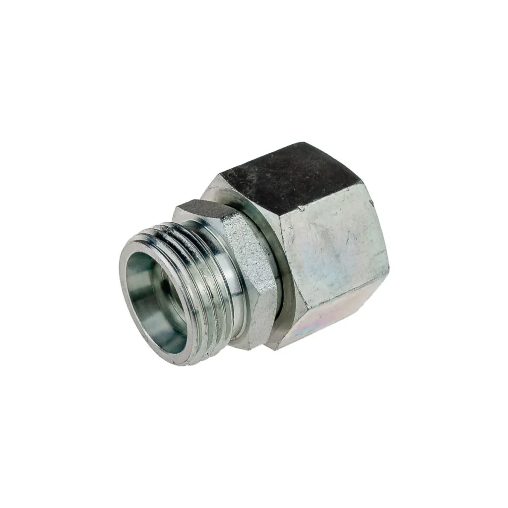 Złączka hydrauliczna prosta gwint wewnętrzny/zewnętrzny M27-15/M27-20